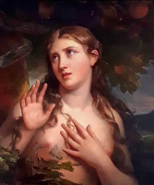 Head of Eve by Julie Hugo | Oil Painting Reproduction