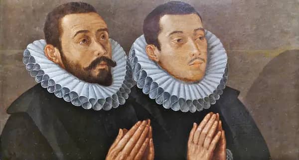 Portrait of Miguel Jeronimo and His Son | Oil Painting Reproduction