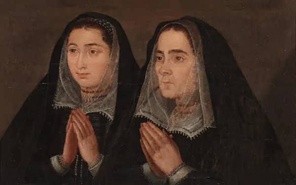 Portrait of Miguel Jeronimo's Wife and Daughter | Oil Painting Reproduction