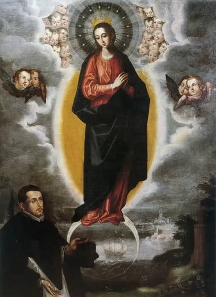 The Immaculate Conception with Mateo Vazquez De Leca | Oil Painting Reproduction
