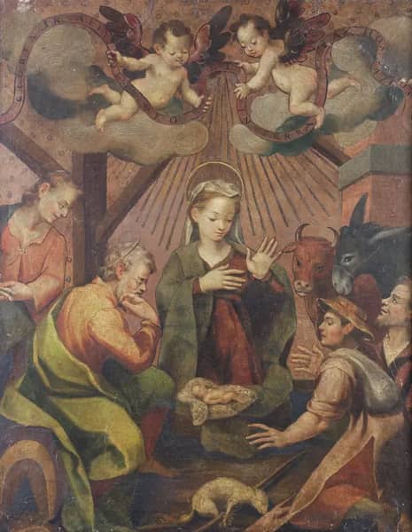 The Nativity by Francisco Pacheco | Oil Painting Reproduction