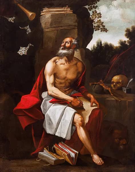The Penitent Saint Jerome in the Desert | Oil Painting Reproduction