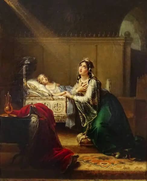 The Sick-Child or Clotilde asking for the Healing of her Son c1819 | Oil Painting Reproduction