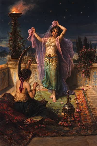 Arabian Nights by Hans Zatzka | Oil Painting Reproduction
