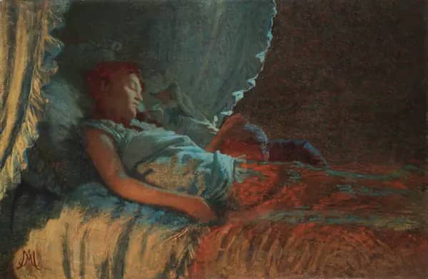Motherhood by Angelo Morbelli | Oil Painting Reproduction