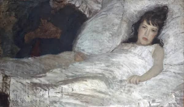 Reclining Female Figure c1888 | Oil Painting Reproduction