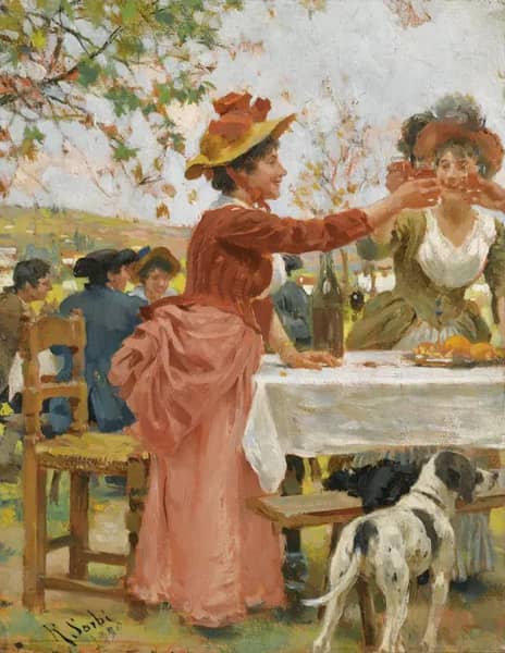 Festivities in the Campagna 1920 | Oil Painting Reproduction