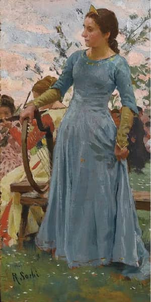 Accordi Musicali by Raffaello Sorbi | Oil Painting Reproduction