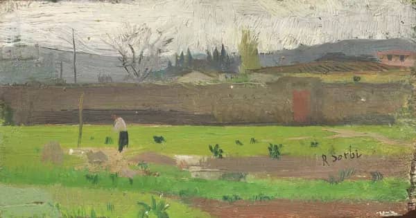 View of the Tuscan Countryside | Oil Painting Reproduction