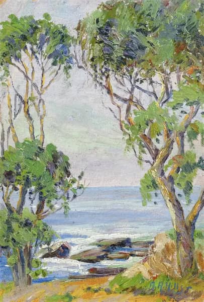 Eucalyptus Coastal by Anna Althea Hills | Oil Painting Reproduction