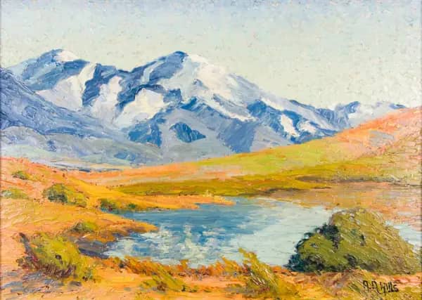 Sierra Reflection by Anna Althea Hills | Oil Painting Reproduction
