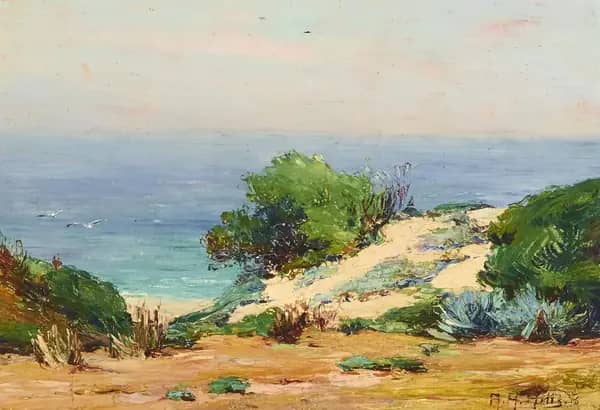 The Quiet Sea by Anna Althea Hills | Oil Painting Reproduction