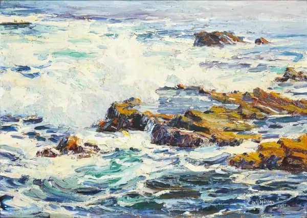 The Surging Sea 1921 by Anna Althea Hills | Oil Painting Reproduction