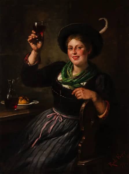 Cheers by Rudolf Epp | Oil Painting Reproduction