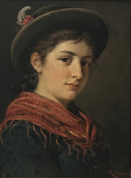 Dirndl 1834 by Rudolf Epp | Oil Painting Reproduction