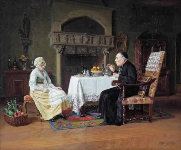 A Case of Conscience by Victor Marais-Milton | Oil Painting Reproduction