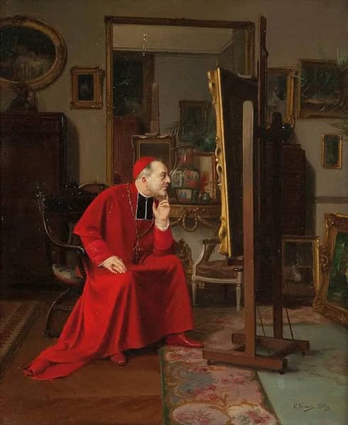 The Art Lover by Victor Marais-Milton | Oil Painting Reproduction