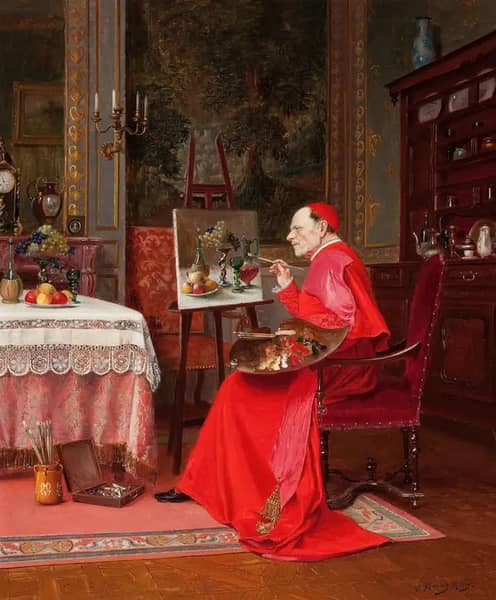 The Finishing Touches by Victor Marais-Milton | Oil Painting Reproduction