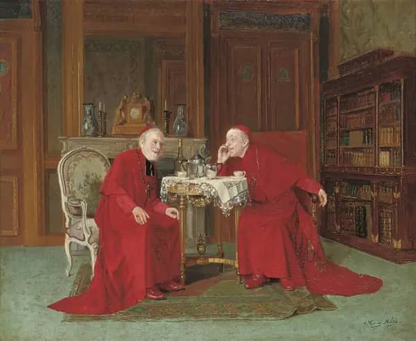 The Gossips by Victor Marais-Milton | Oil Painting Reproduction