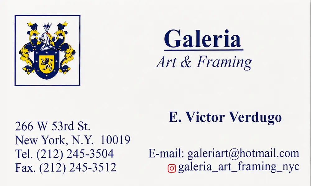 MYE - Big Apple Art Gallery Custom Framing