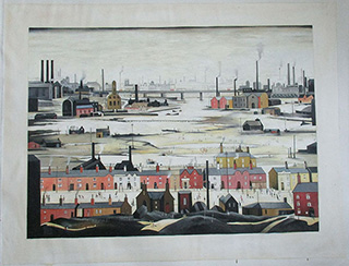 Industrial Landscape 1950 - <a href='https://www.reproduction-gallery.com/oil-painting/1484113416/industrial-landscape-1950-by-l-s-lowry/'>More Detail</a>