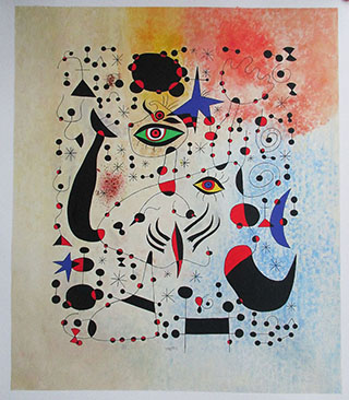 Constellations By Joan Miro - <a href='https://www.reproduction-gallery.com/oil-painting/1124783491/constellations-by-joan-miro/'>More Detail</a>