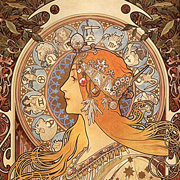 Art-Nouveau Oil Paintings